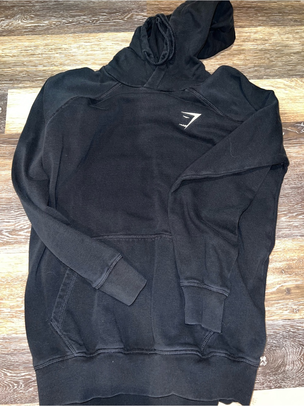 Gymshark Black Pullover Hoodie - Picture 2 of 3